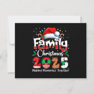 Family Christmas 2025 Matching Outfit Squad Santa Save The Date