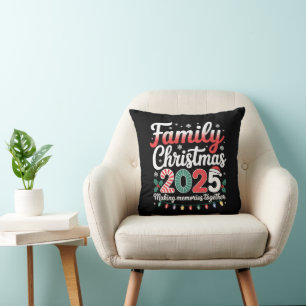 Family Christmas 2025 Matching Outfit Xmas Squad  Cushion