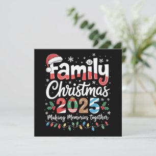 Family Christmas 2025 Matching Outfit Xmas Squad  Holiday Card