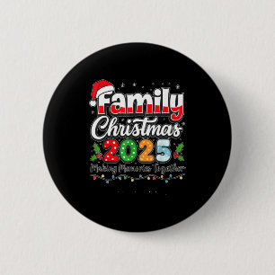 Family Christmas 2025 Matching Outfit Xmas Squad S 6 Cm Round Badge