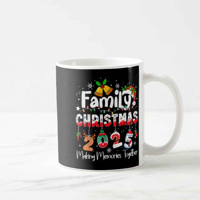Family Christmas 2025 Matching Outfit Xmas Squad S Coffee Mug (Right)