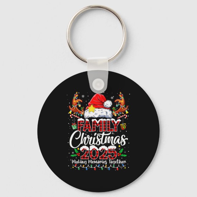 Family Christmas 2025 Matching Outfit Xmas Squad S Key Ring (Front)