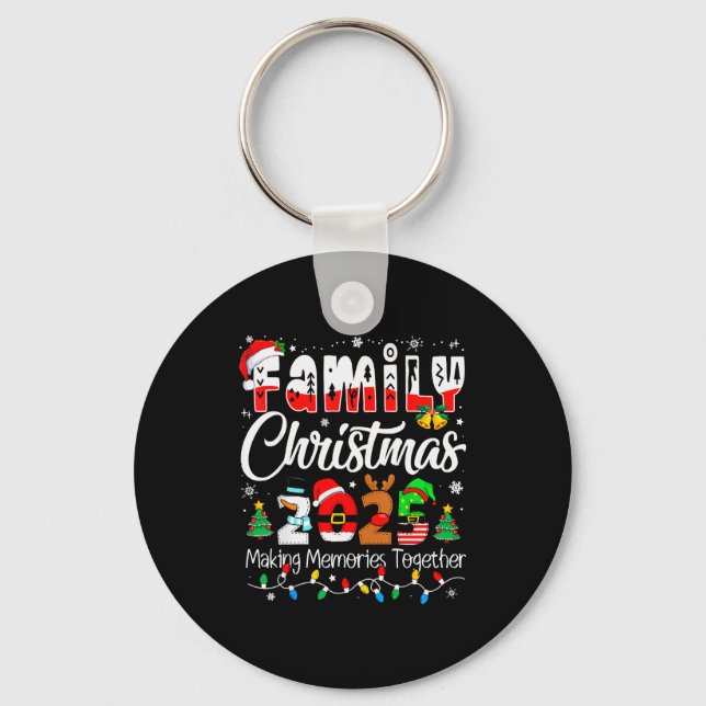Family Christmas 2025 Matching Outfit Xmas Squad S Key Ring (Front)