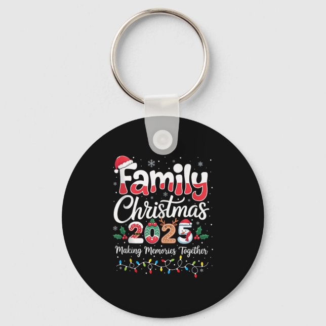 Family Christmas 2025 Matching Outfit Xmas Squad S Key Ring (Front)