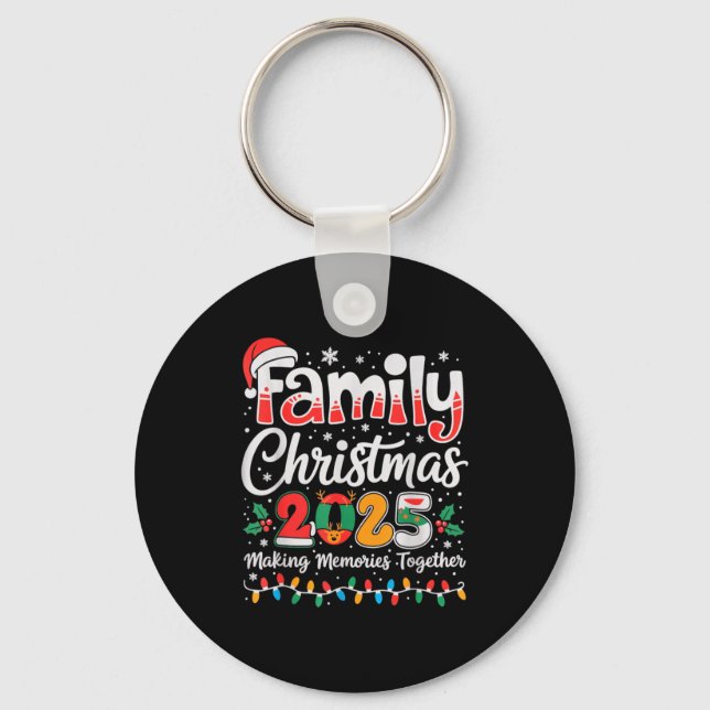 Family Christmas 2025 Matching Outfit Xmas Squad S Key Ring (Front)