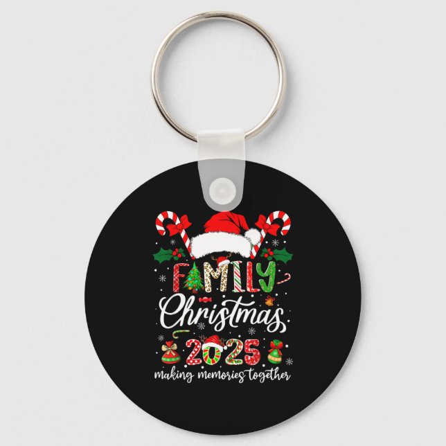 Family Christmas 2025 Matching Outfit Xmas Squad S Key Ring (Front)