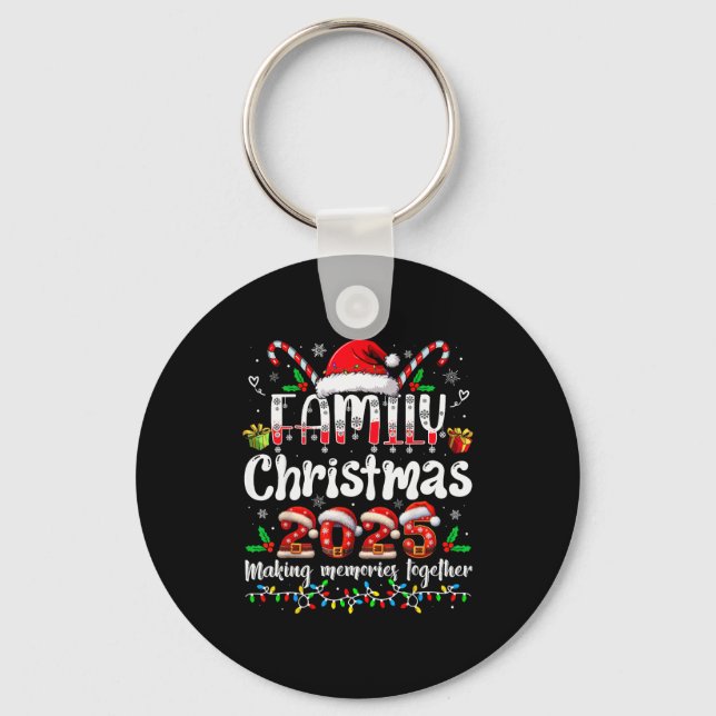 Family Christmas 2025 Matching Outfit Xmas Squad S Key Ring (Front)