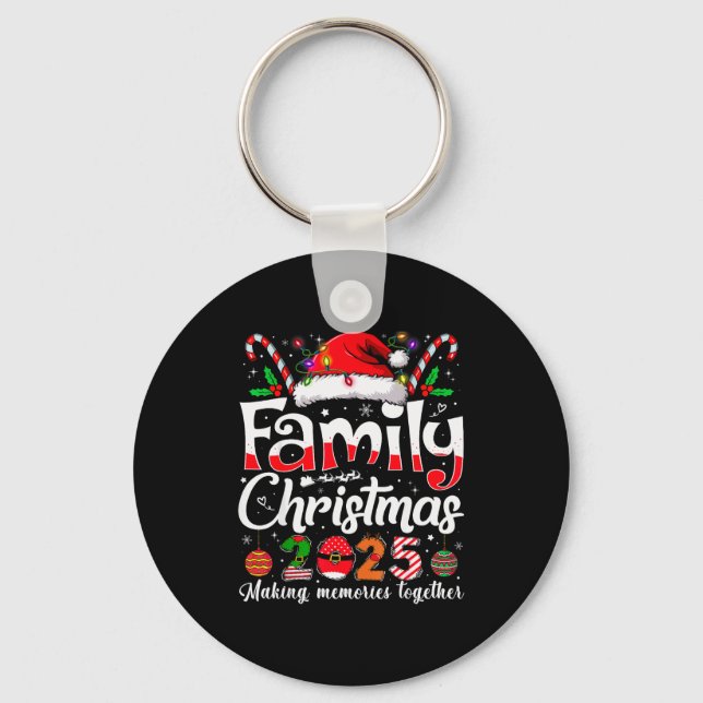 Family Christmas 2025 Matching Outfit Xmas Squad S Key Ring (Front)