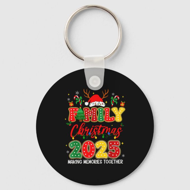 Family Christmas 2025 Matching Outfit Xmas Squad S Key Ring (Front)