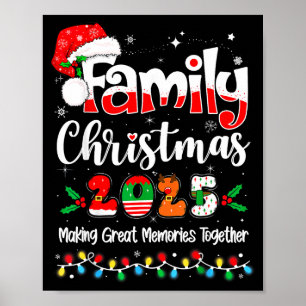 Family Christmas 2025 Matching Outfit Xmas Squad S Poster