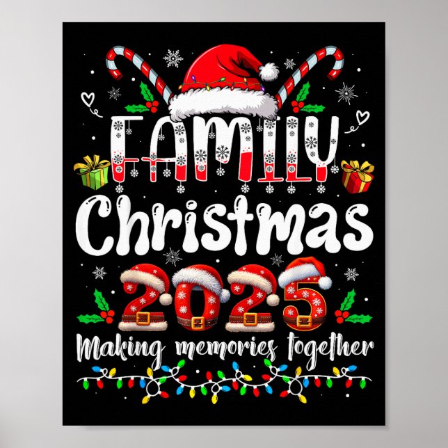 Family Christmas 2025 Matching Outfit Xmas Squad S Poster (Front)