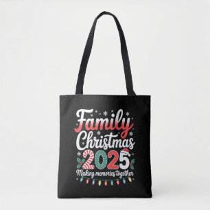 Family Christmas 2025 Matching Outfit Xmas Squad Tote Bag