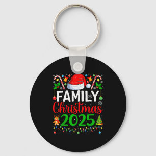 Family Christmas 2025 Matching Pajamas Xmas Family Key Ring