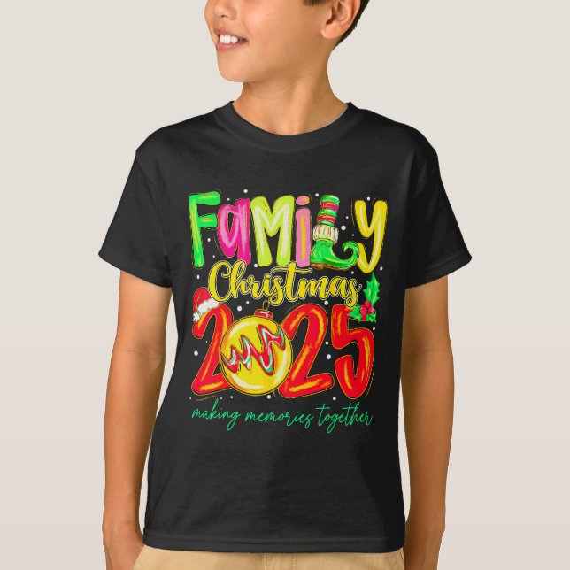 Family Christmas 2025 Matching Santa Tee Xmas Paja (Front)