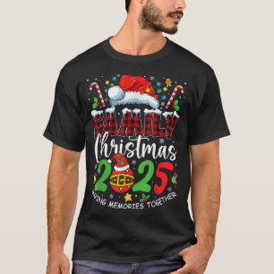 Family Christmas 2025 Matching Squad Santa Elf T-Shirt