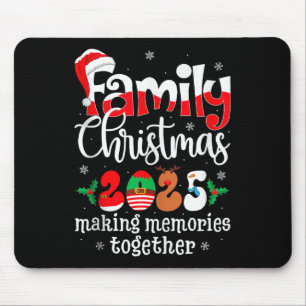 Family Christmas 2025 Matching Xmas Pajamas Christ Mouse Pad