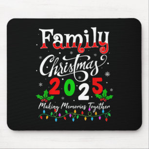 Family Christmas 2025 Matching Xmas Pyjamas Christ Mouse Pad