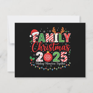 Family Christmas 2025 Pajamas Outfit Matching Save The Date