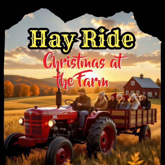 Family Christmas at the Farm   Tree Decoration Card (Creator Uploaded)