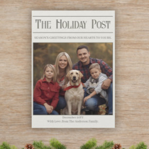 Family Christmas Cards Newsletter - Year Review