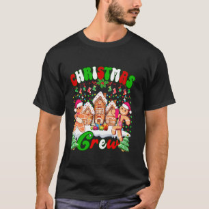 Family Christmas Crew Funny Boujee Gingerbread Xma T-Shirt