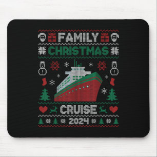 Family Christmas Cruise 2024 Family Cruise Squad M Mouse Pad