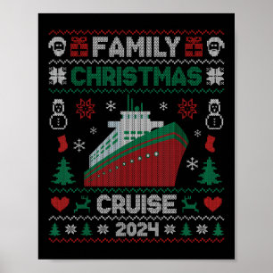 Family Christmas Cruise 2024 Family Cruise Squad M Poster