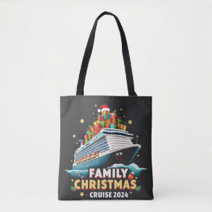 Family Christmas Cruise 2024 Matching Outfit Tote Bag