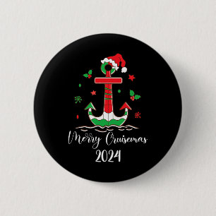 Family Christmas Cruise 2024 Merry Cruisemas Xmas 6 Cm Round Badge