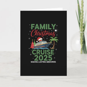 Family Christmas Cruise 2025 Card