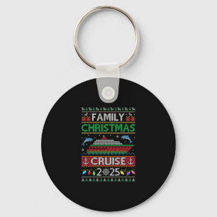 Family Christmas Cruise 2025 Cruise Squad Family M Key Ring