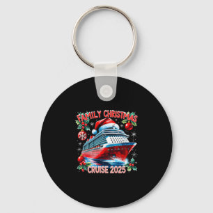 Family Christmas Cruise 2025 Holiday Vacation Tee  Key Ring