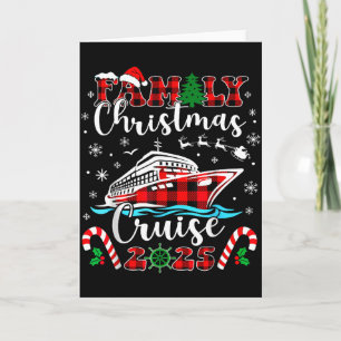 Family Christmas Cruise 2025 Matching Family Cruis Card