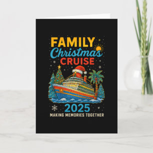 Family Christmas Cruise 2025 Matching Family Cruis Card