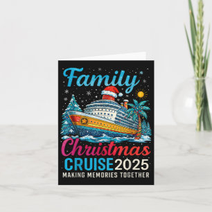 Family Christmas Cruise 2025 Matching Family Cruis Card