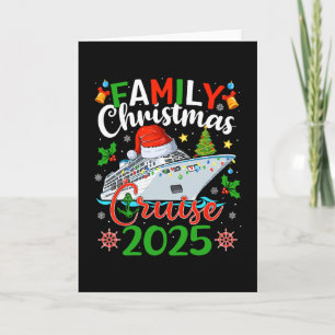 Family Christmas Cruise 2025 Matching Family Cruis Card