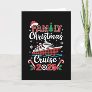 Family Christmas Cruise 2025 Matching Family Cruis Card