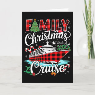 Family Christmas Cruise 2025 Matching Family Cruis Card
