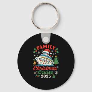Family Christmas Cruise 2025 Matching Family Winte Key Ring