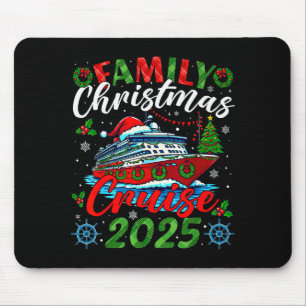 Family Christmas Cruise 2025 Xmas Matching Men Wom Mouse Pad