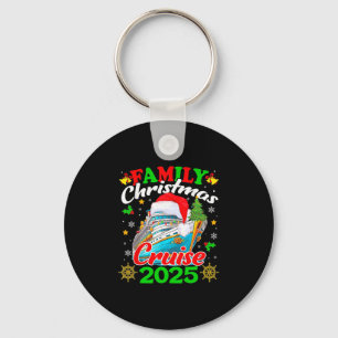 Family Christmas Cruise 2025 Xmas Santa Elf Squad Key Ring