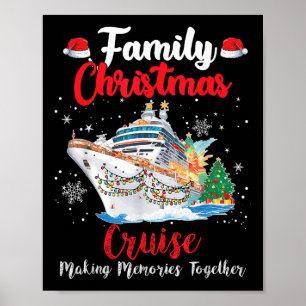Family Christmas Cruise Merry Cruisemas Boat Trip Poster
