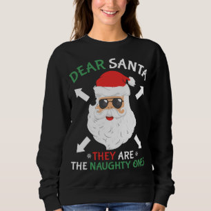 family Christmas family christmas funny santa quot Sweatshirt