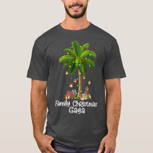 Family Christmas Gaga Xmas Light Coconut Tropical T-Shirt
