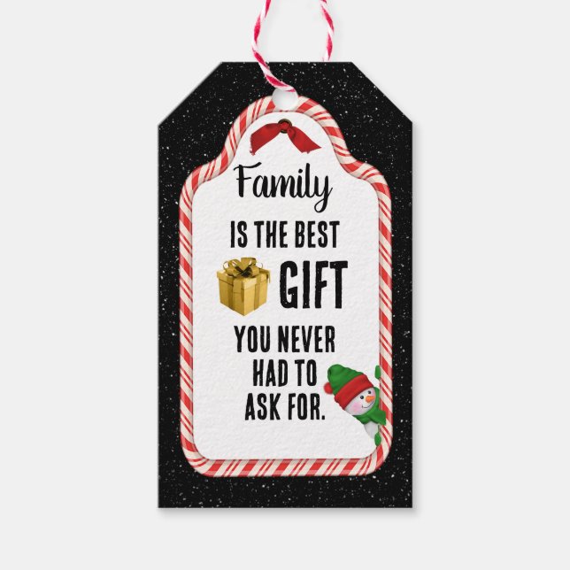 Family Christmas Gift Tag (Front)