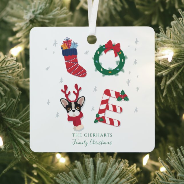 Family Christmas Holiday Boho Metal Tree Decoration (Insitu)