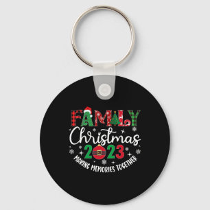Family Christmas making memories together 2023 Key Ring
