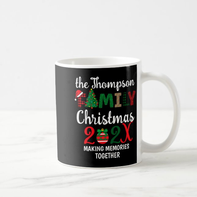 Family Christmas Making Memories Together  Coffee Mug (Right)