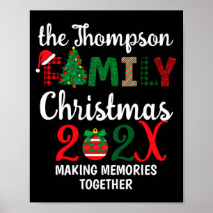 Family Christmas Making Memories Together  Poster