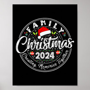Family Christmas Matching Family Group Xmas Squad Poster